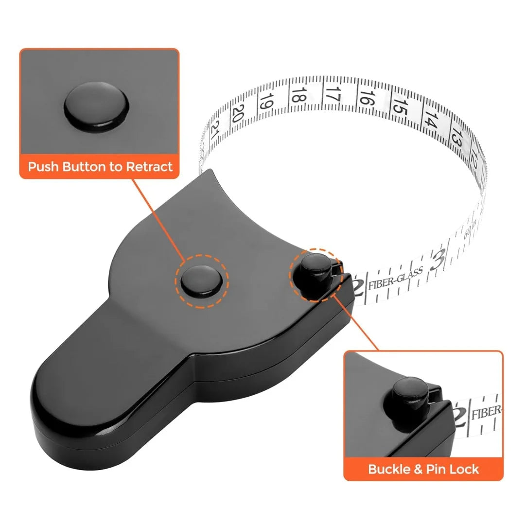 Y-Shape Automatic Body Tape Measure – Waist, Chest & Leg Body Tape Measure Axl