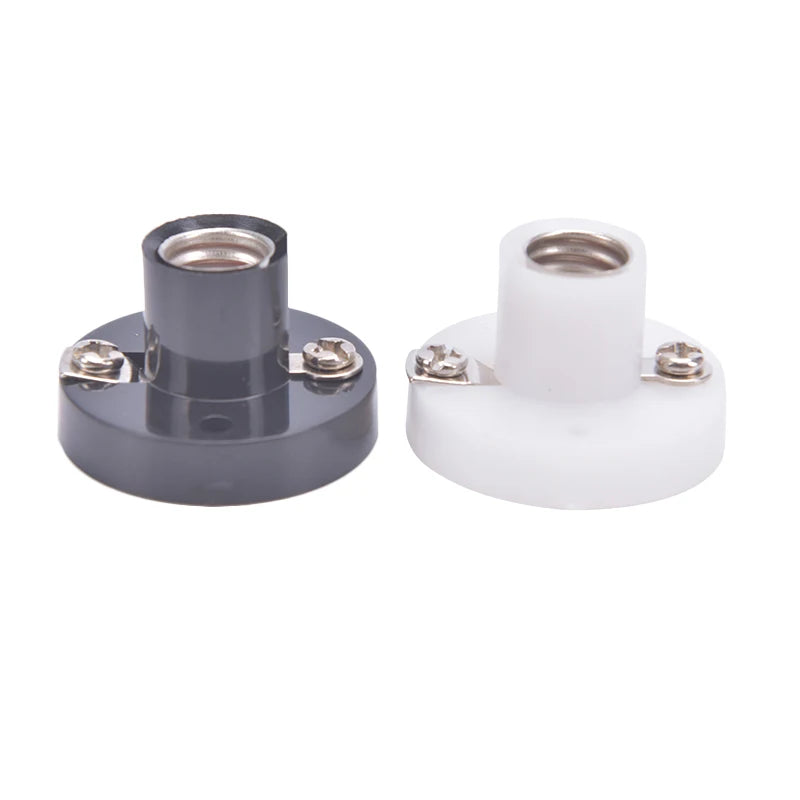 E10 Screw Lamp Holder – DIY Flat Lamp Base for Electronics Lamp Holder Base Axl