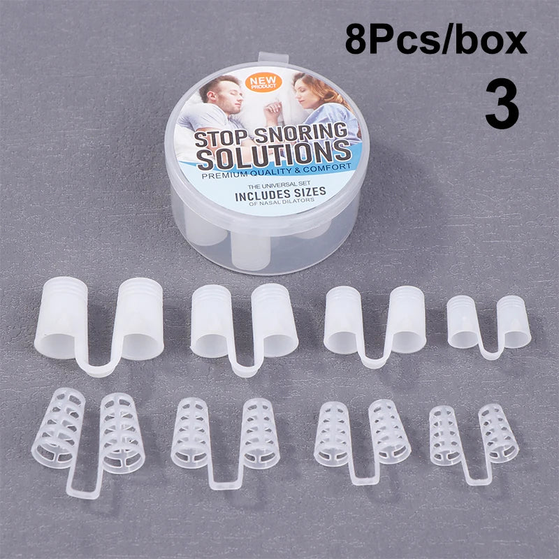Silicone Nasal Dilators 4/8 Pcs – Nose Breathing Aid for Sleep Nasal Dilator Axl N3