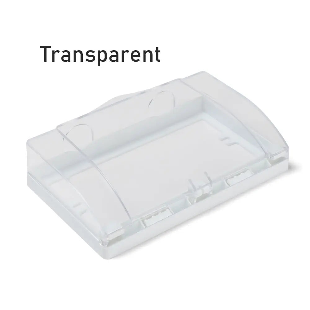 86 Type Double Socket Waterproof Cover | Child Safety Plug Box Socket Waterproof Cover Axl Transparent