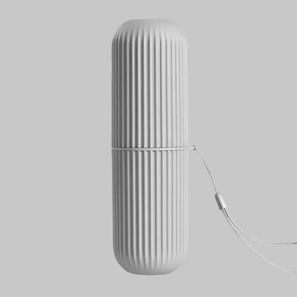 Portable Travel Toothbrush Storage Case – Eco-Friendly PP Toothbrush Travel Case Axl GRAY