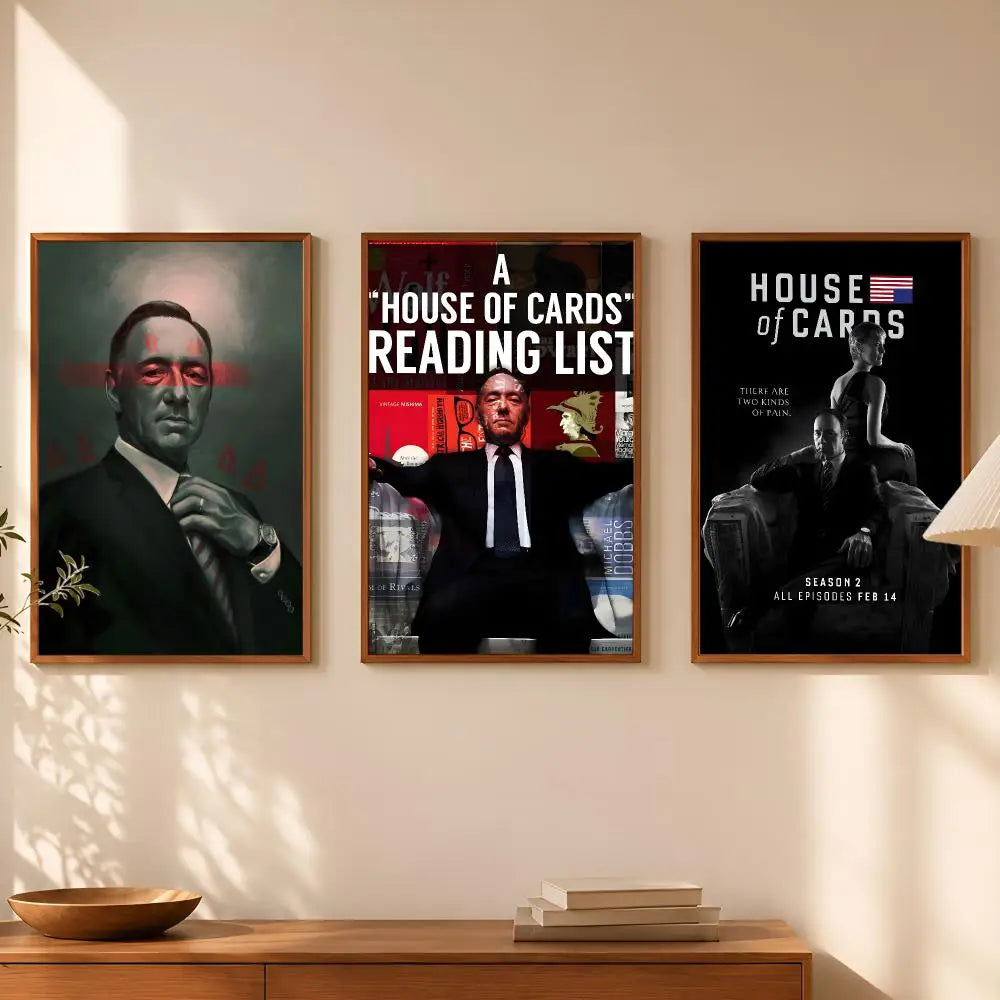 House of Cards TV Poster – Self-Stick HD Wall Art Decor Wall Art Poster Axl