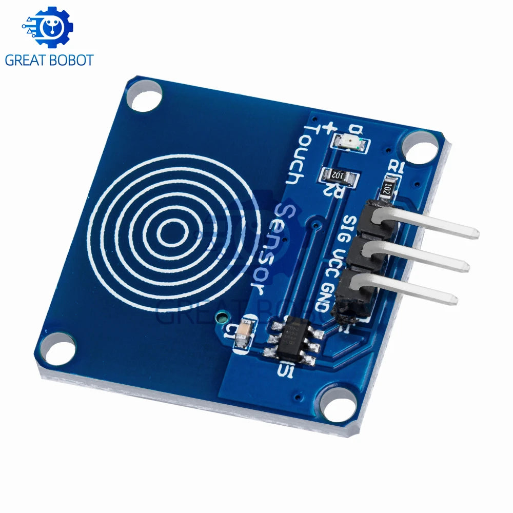 TTP223B Capacitive Touch Sensor Module for Arduino | 2–5.5V Capacitive Sensor Module Axl