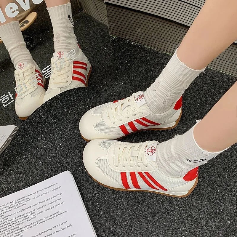 Women's Breathable Mesh Sneakers – Casual Low Top Gym Shoes Women's Sneakers Axl