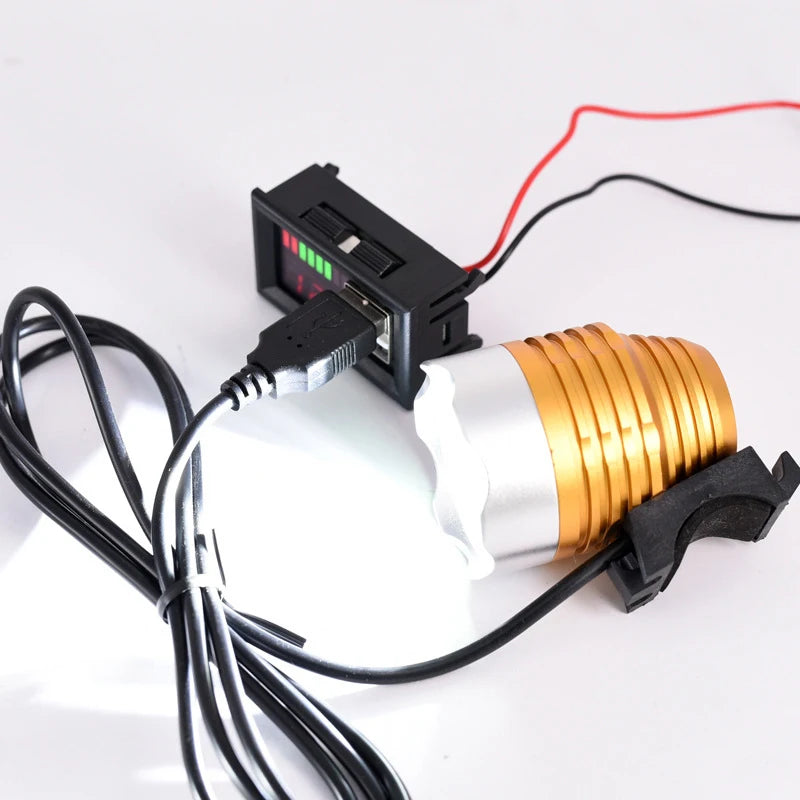 12V LED Digital Battery Voltmeter – Charge Level Indicator Battery Voltmeter Axl