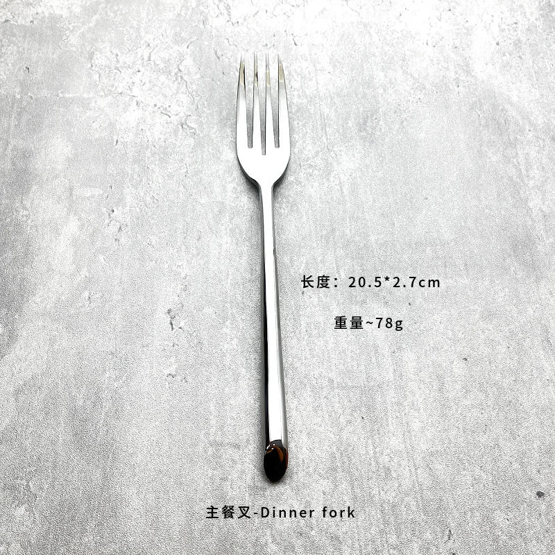 4-Piece Stainless Steel Cutlery Set – Knife, Fork & Spoon Flatware Cutlery Set Axl C China Mainland