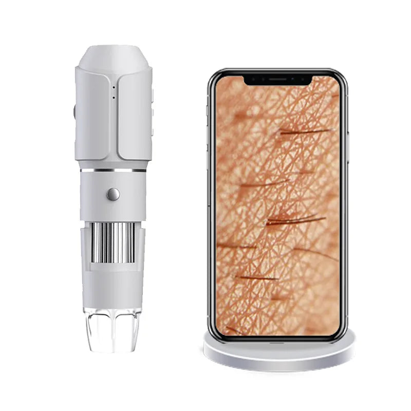 WiFi Digital Microscope 1600X – Wireless Magnifier Beauty Tool WiFi Digital Microscope Axl WHITE