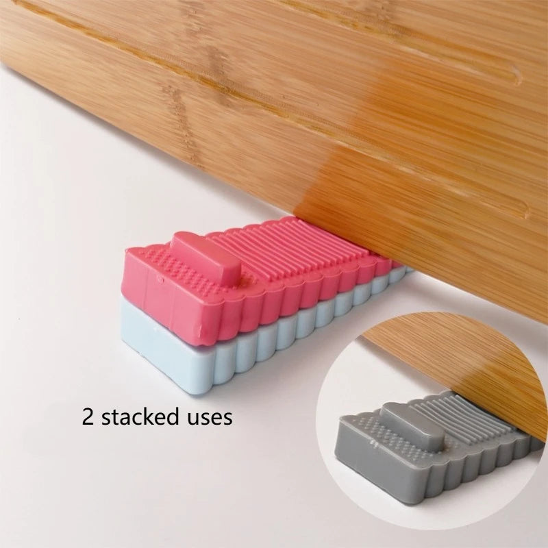 Stackable Rubber Door Stopper Wedge – Non-Slip Windproof Door Stopper Wedge Axl