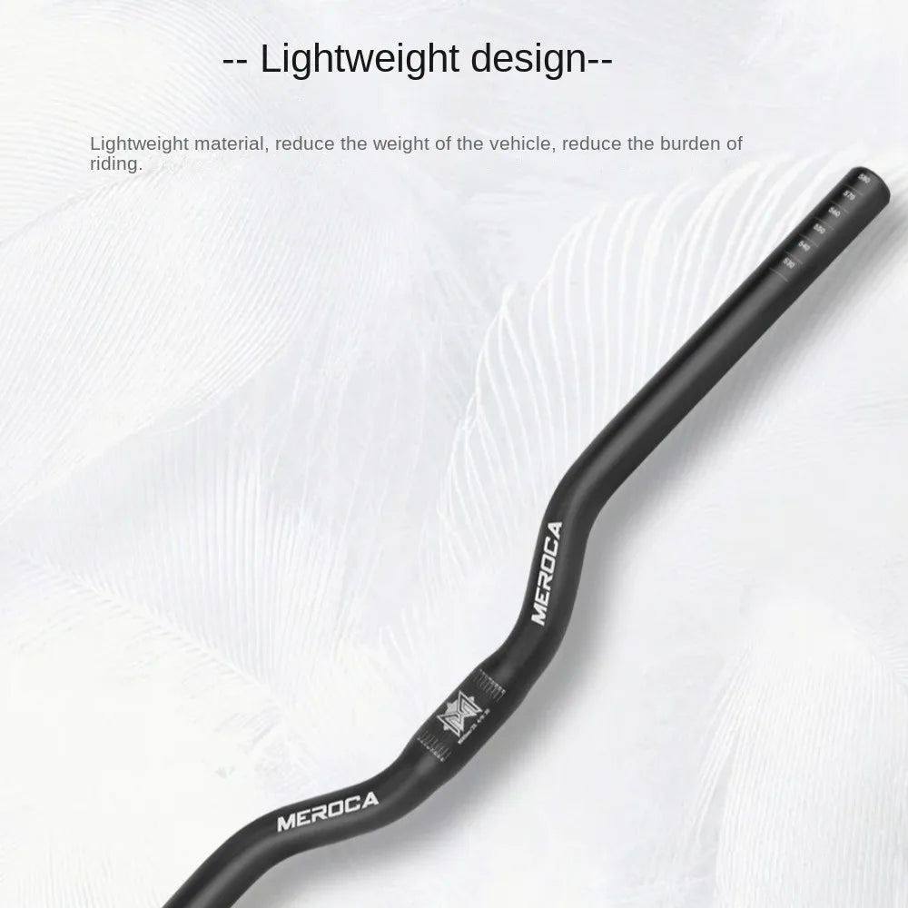 MEROCA MTB Aluminum Handlebar Straight/Riser 25.4x540/580mm Bike Handlebar Axl