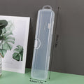 Transparent Travel Toothbrush Case & Toothpaste Holder Box Toothbrush Travel Case Axl 1PC
