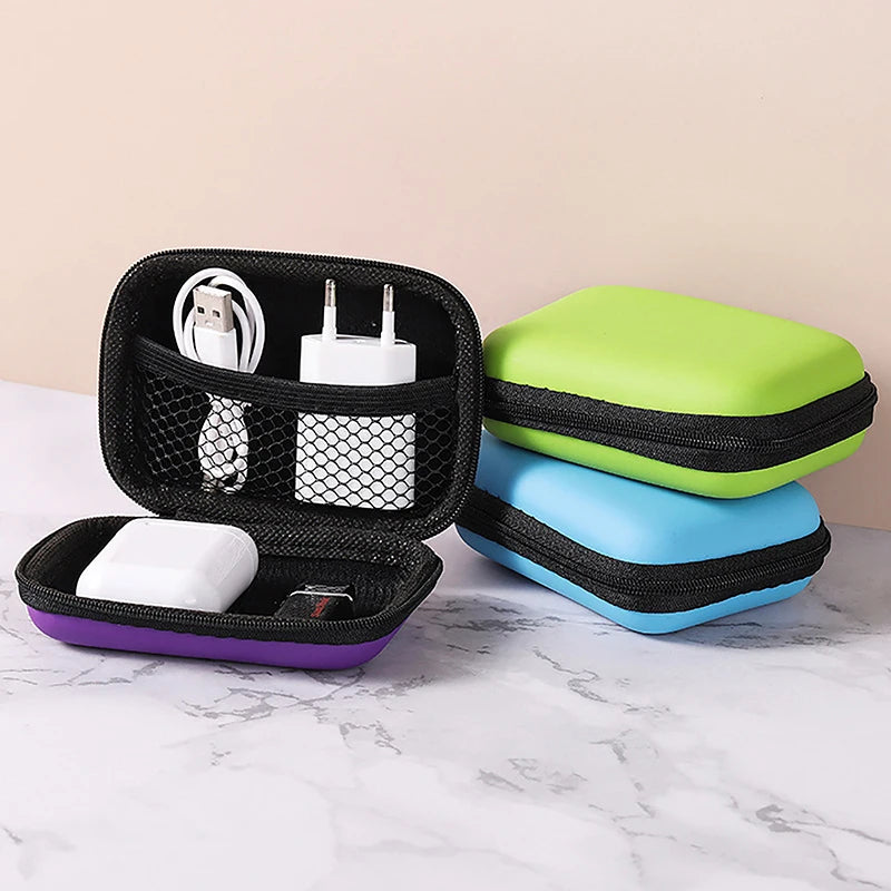 EVA Zipper Storage Case – Earphone & Cable Travel Organizer EVA Storage Case Axl