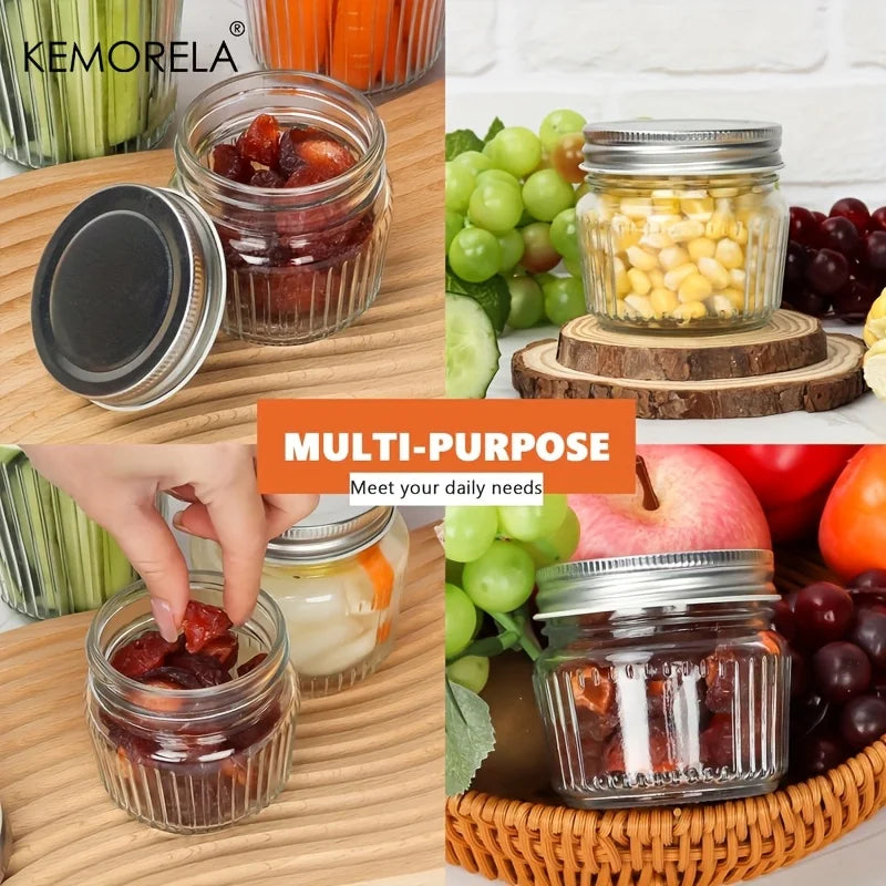 Airtight Glass Food Storage Jars – BPA-Free Kitchen Canisters Glass Storage Jars Axl