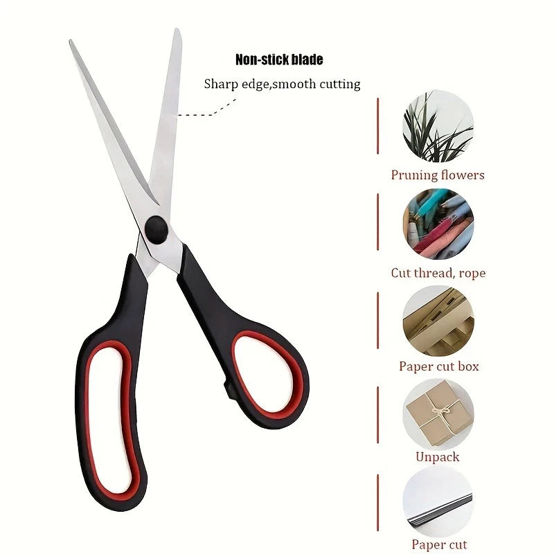 3-Piece Stainless Steel Scissors Set – Multi-Purpose Cutting Kit Scissors Set Axl