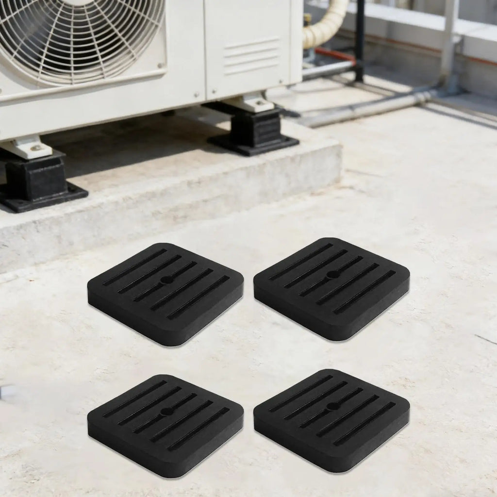 4-Pack Rubber Anti-Vibration Pads for AC & Washing Machine Anti-Vibration Pads Axl