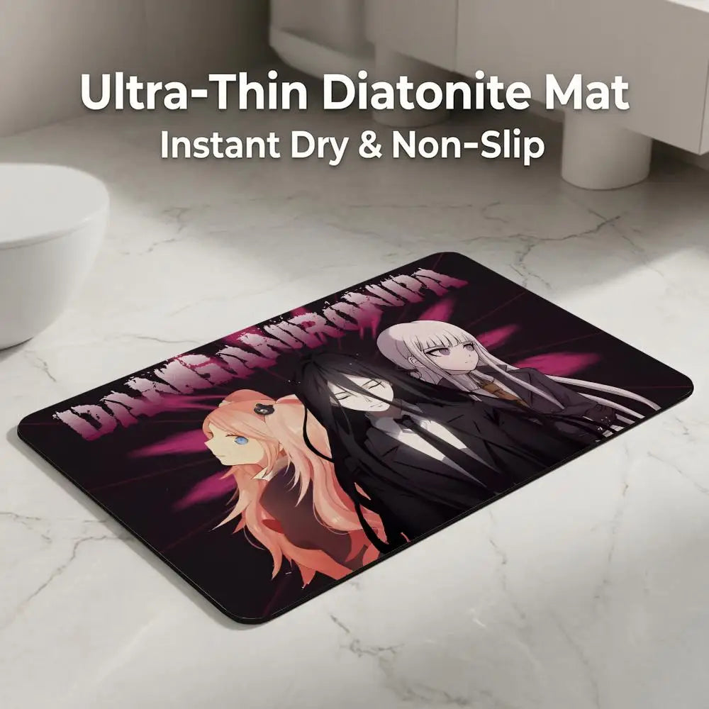 Danganronpa Diatomite Bath Mat – Quick Dry & Non-Slip Diatomite Bath Mat Axl