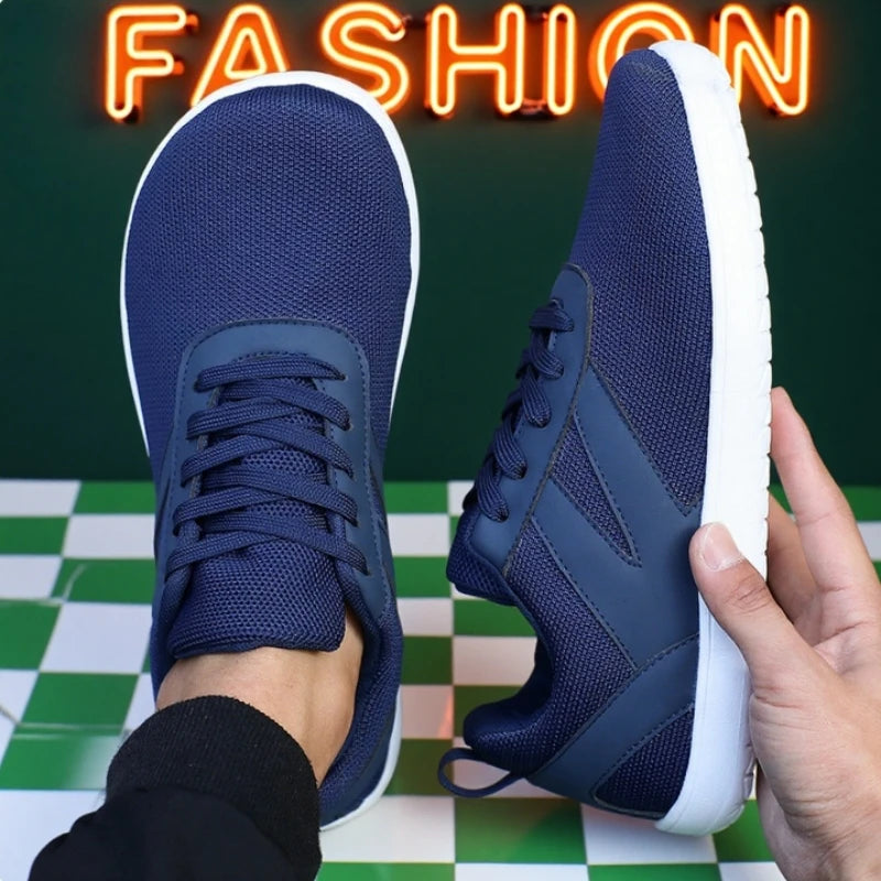 DQTBE Unisex Wide Toe Barefoot Sneakers | Breathable Mesh Flats Barefoot Sneakers Axl