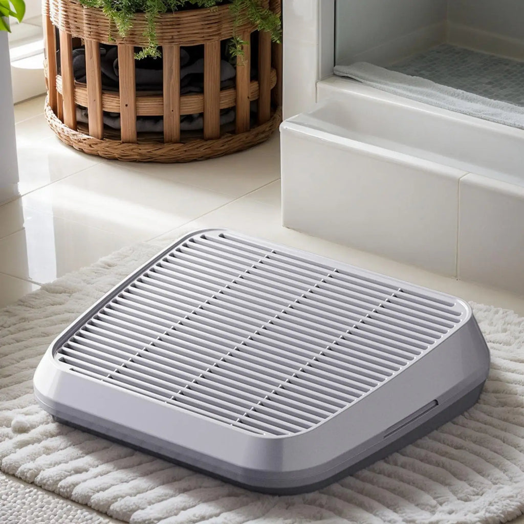 Cat Litter Box Step Ramp – Non-Slip Anti-Tracking Filter Mat Cat Litter Mat Axl