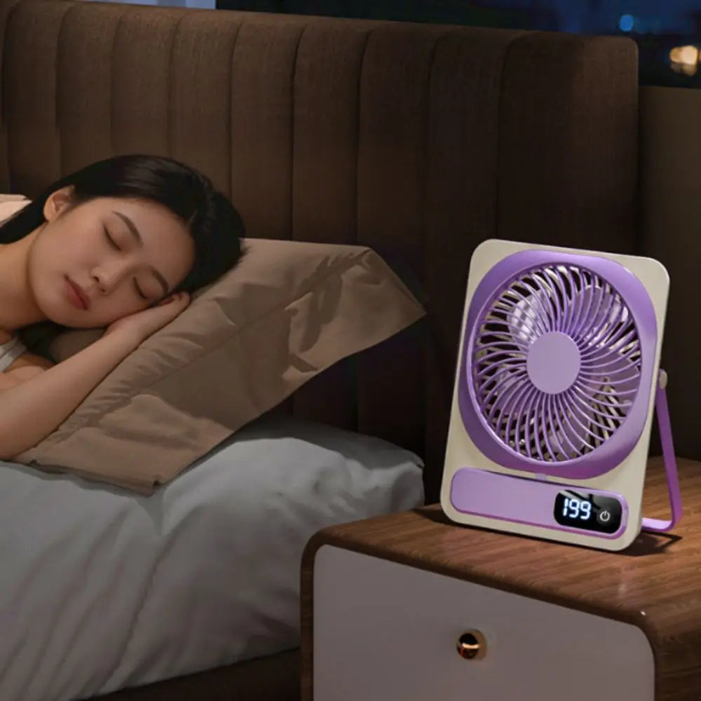 Vertical Desktop Fan – 199 Wind Modes, Dual Mount, 36dB Quiet Desktop Vertical Fan Axl