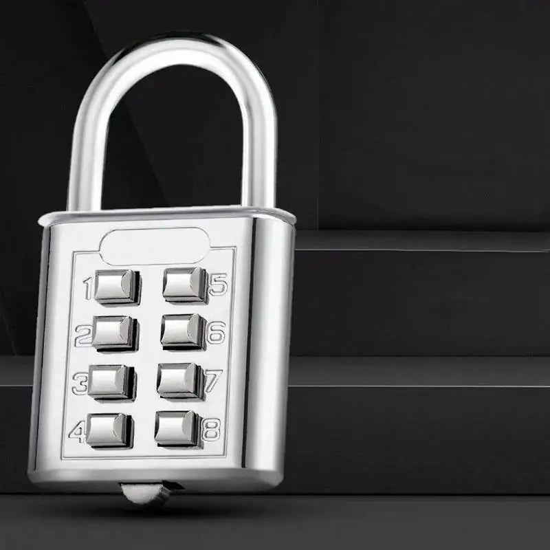 2-Pack 8-Digit Combination Padlock – Waterproof Travel Lock Combination Padlock Axl