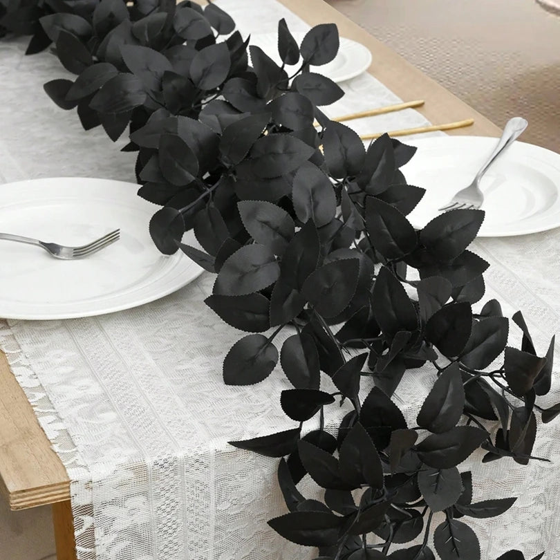 Silk Artificial Vine Leaves – Wedding, Garden & Holiday Décor Artificial Vine Decor Axl