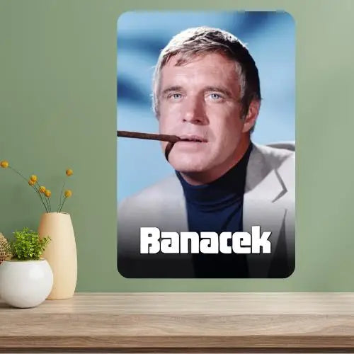 Banacek TV Show Metal Poster Sign – Retro Aluminum Wall Decor Metal Wall Sign Axl aluminum sign aluminum 40x30cm