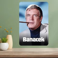 Banacek TV Show Metal Poster Sign – Retro Aluminum Wall Decor Metal Wall Sign Axl aluminum sign aluminum 40x30cm