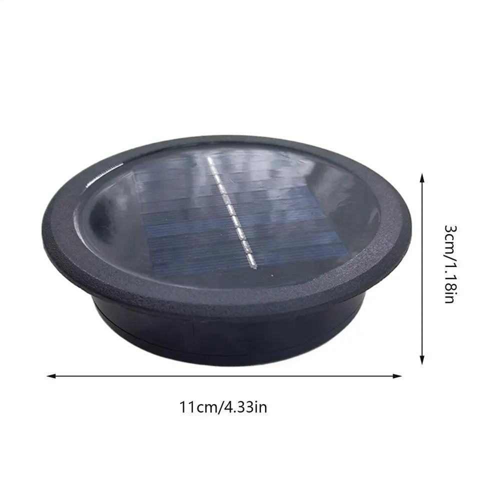 11cm Solar Lantern Replacement Top – Waterproof Round Cap Solar Light Replacement Axl As show