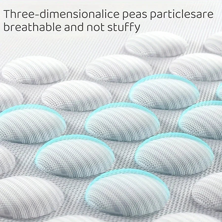 Polka Dot Cooling Dog Bed – Washable Oval Pet Mattress Cooling Dog Bed Axl