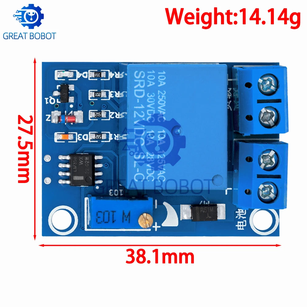 DC 12V Battery Protection Module – Undervoltage Cut-Off & Auto Recovery Battery Protection Module Axl