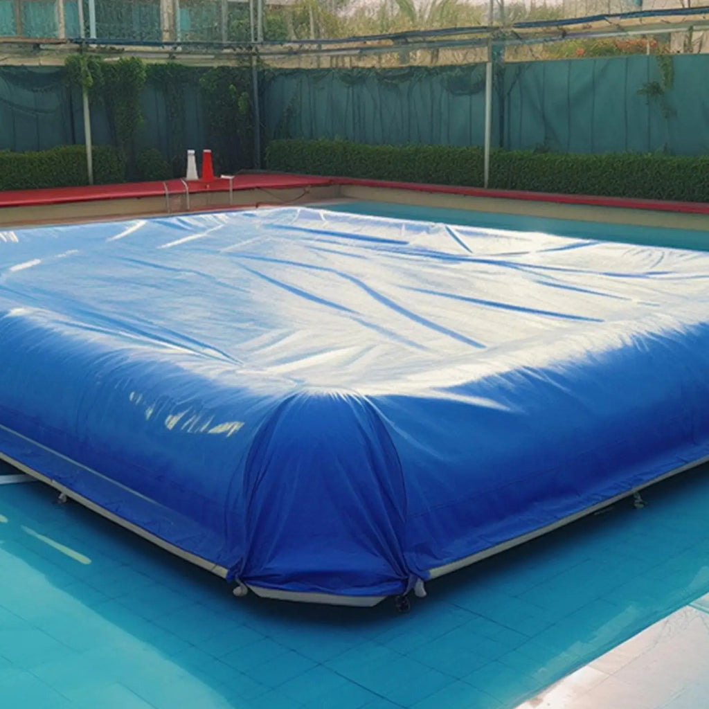 Rectangular Inflatable Pool Cover | UV-Resistant PE Pool Blanket Swimming Pool Cover Axl