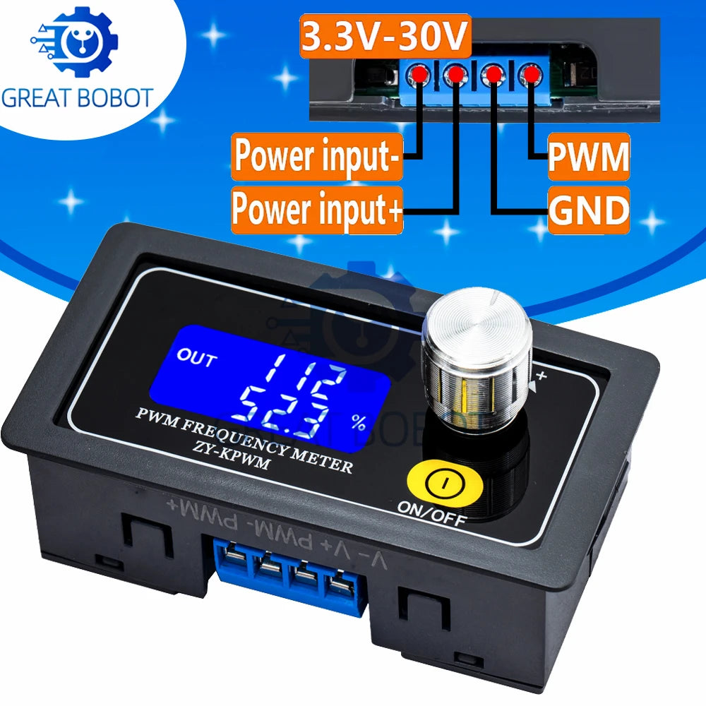 Dual Channel PWM Signal Generator – Adjustable Frequency & Duty PWM Signal Generator Axl Default Title