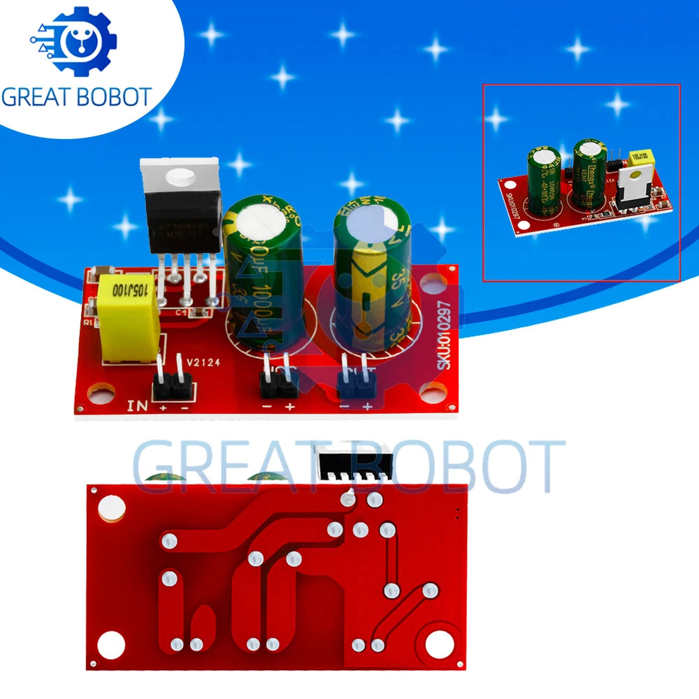 LM1875 30W Mono Audio Amplifier Board DC 12V–32V for Arduino Audio Amplifier Board Axl Default Title
