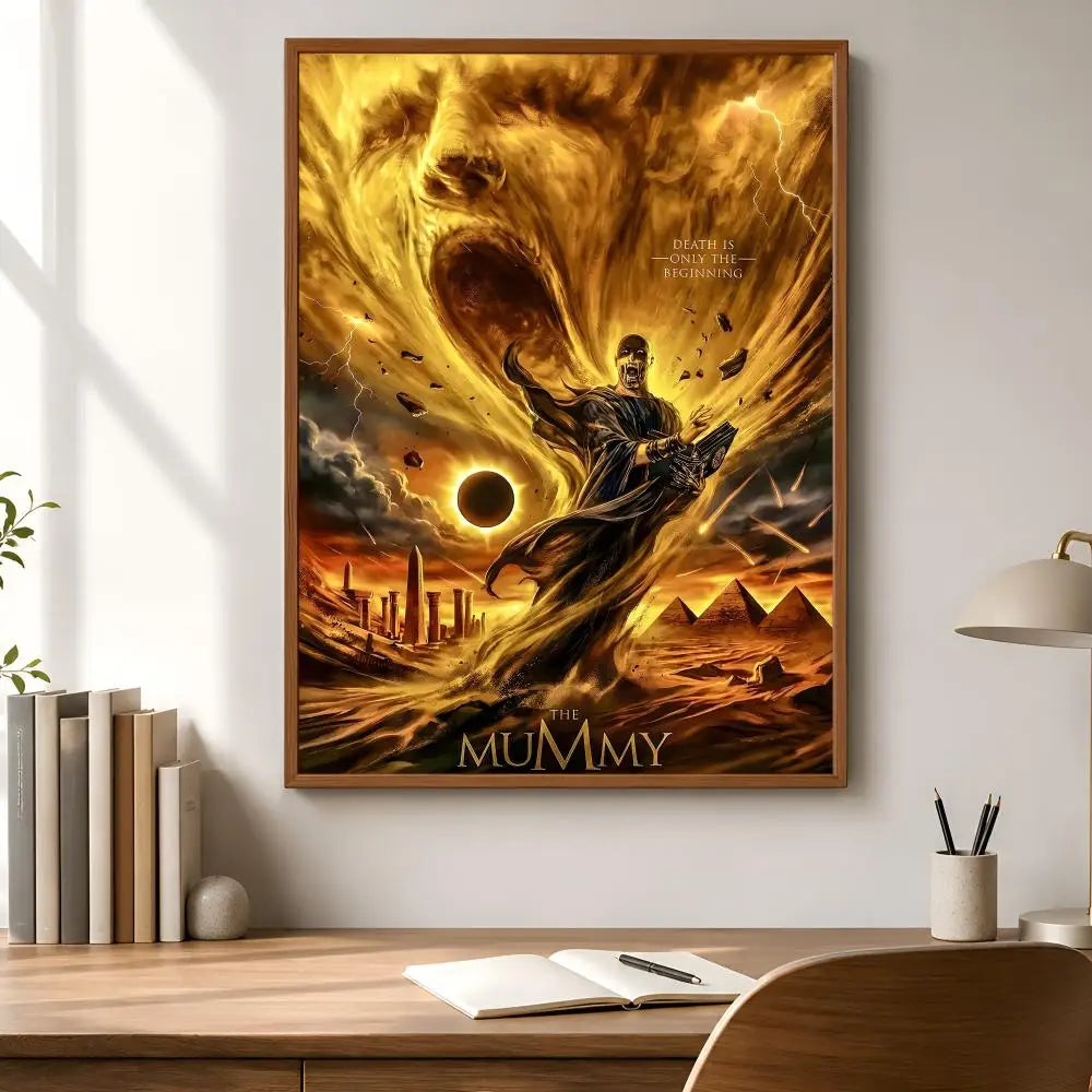 The Mummy Movie Poster – Peel-and-Stick PVC Wall Art HD Print Movie Wall Poster Axl