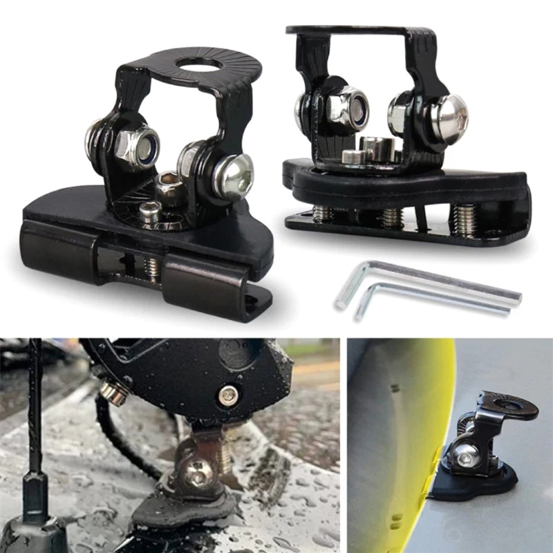2pc Universal Hood LED Light Bracket – No-Drill Off-Road Mount LED Light Bracket Axl