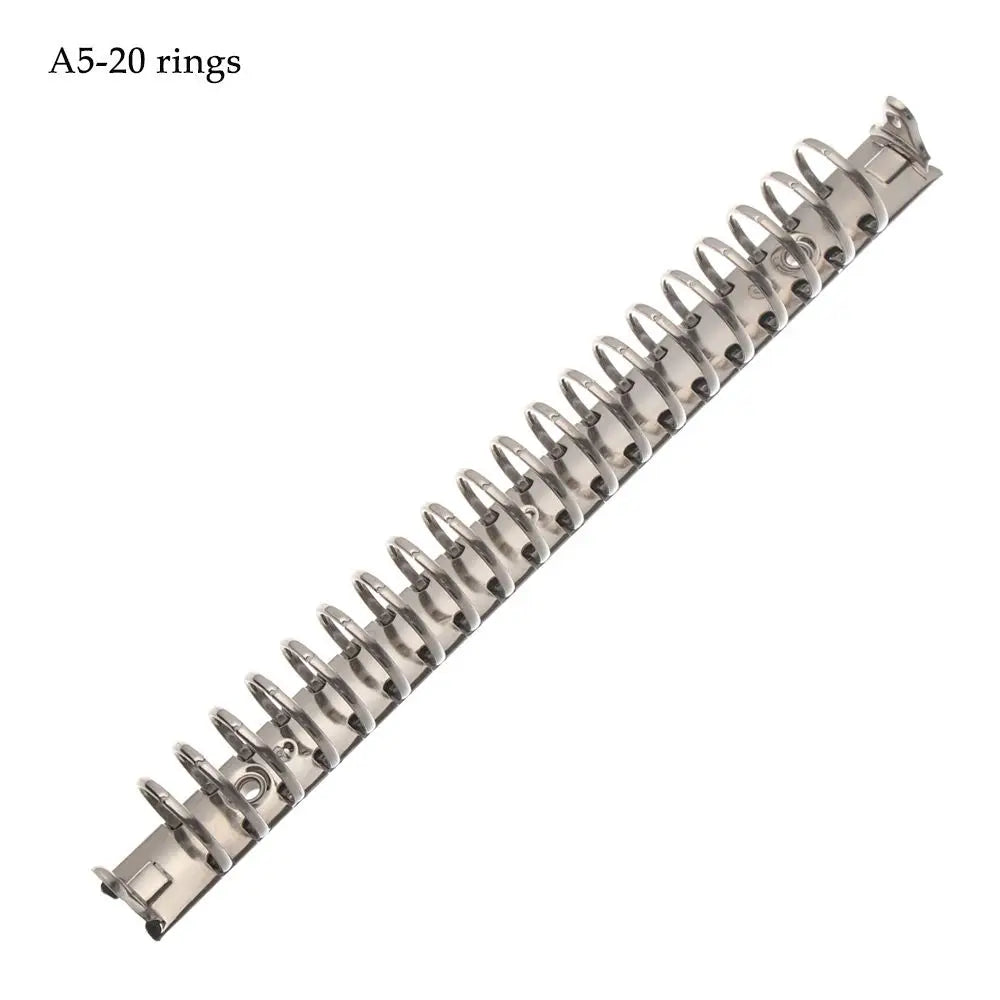 Metal Loose-Leaf Binder Clip A4 B5 A5 A6 A7 | Ring Notebook Clip Loose-Leaf Binder Clip Axl A5-20 rings