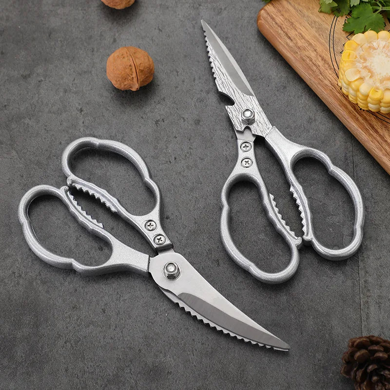Stainless Steel Kitchen Scissors – Bone, Food & BBQ Shears Kitchen Shears Axl