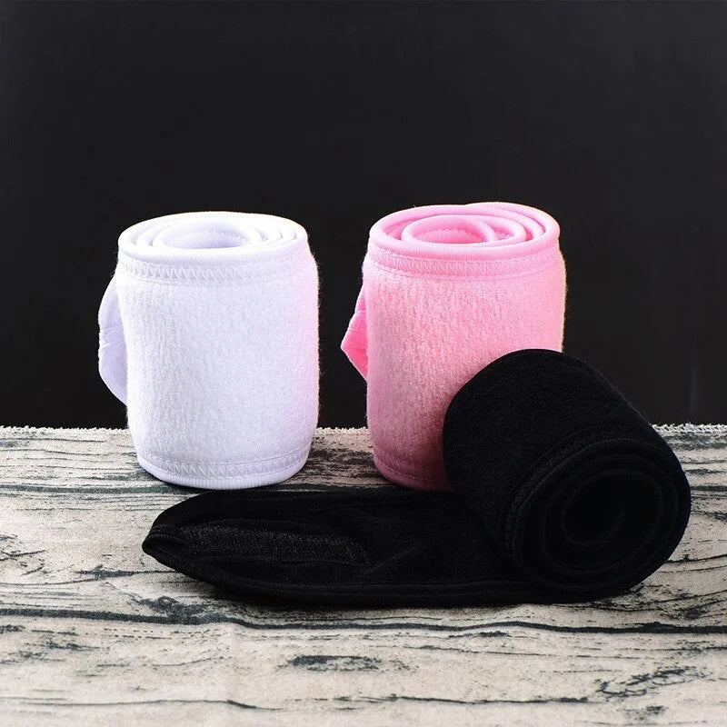 Adjustable Microfiber Spa Headband – Makeup & Shower Hair Wrap Spa Hair Headband Axl
