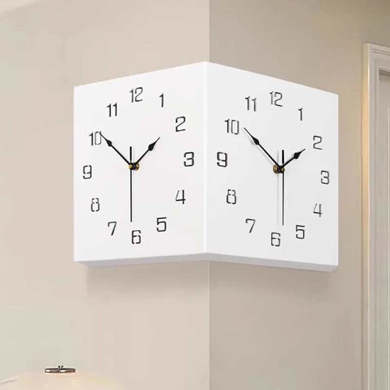 Modern Silent Wall Clock 30cm Wood Square – Home Decor Silent Wall Clock Axl