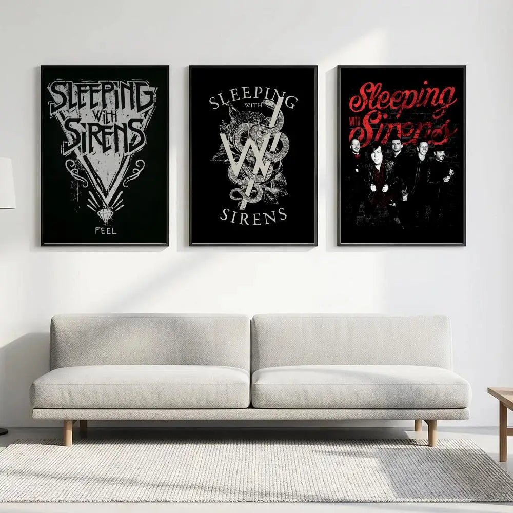 Sleeping with Sirens Band Poster – HD Wall Art Decor Music Band Poster Axl