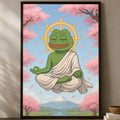 Pepe the Frog Meme Poster – Peel & Stick Waterproof Wall Art Wall Art Poster Axl White08 50X70cmNoframe