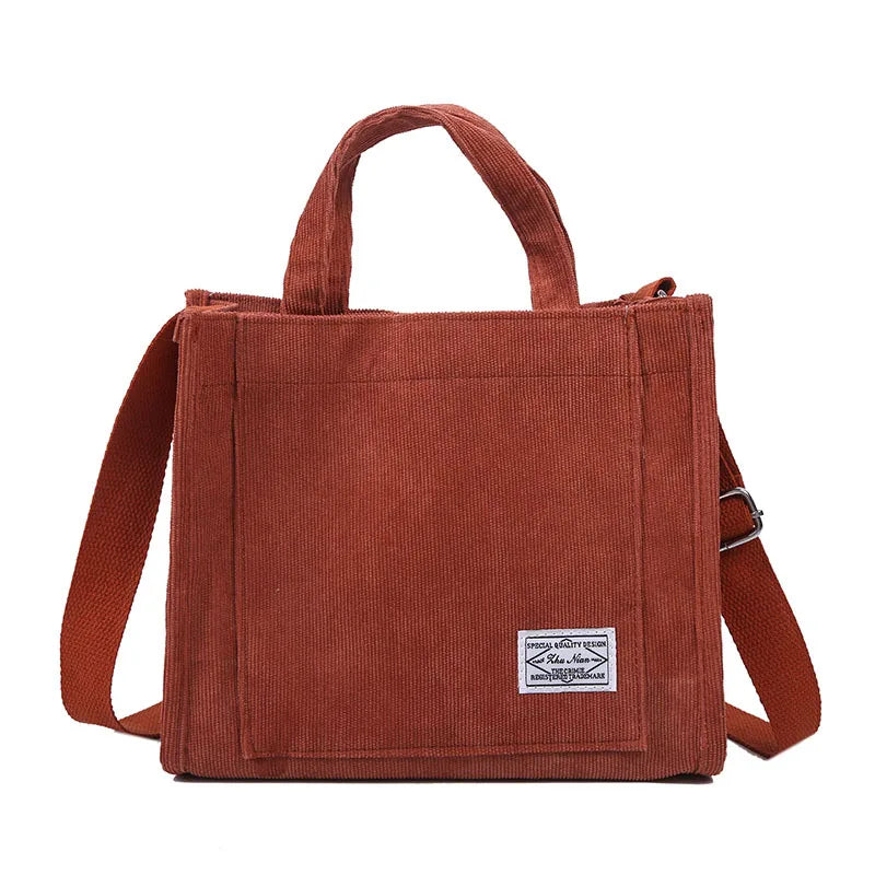 Women's Corduroy Crossbody Bag – Retro Vintage Shoulder Bag Crossbody Shoulder Bag Axl 1