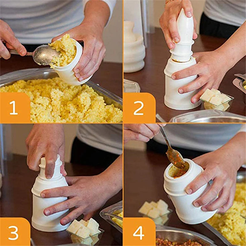 PGY Arancini & Rice Ball Mold – DIY Sushi & Meatball Maker Kitchen Mold Tool Axl