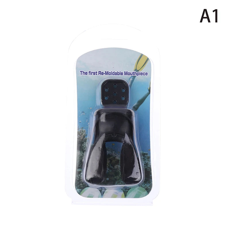Silicone Scuba Snorkel Mouthpiece – Moldable Bite Regulator Diving Mouthpiece Axl A1