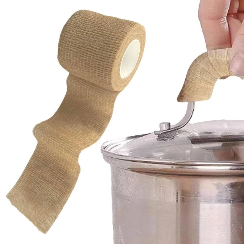 Heat-Resistant Non-Slip Pot Handle Wrap Tape | 4m Non-Woven Pot Handle Cover Axl