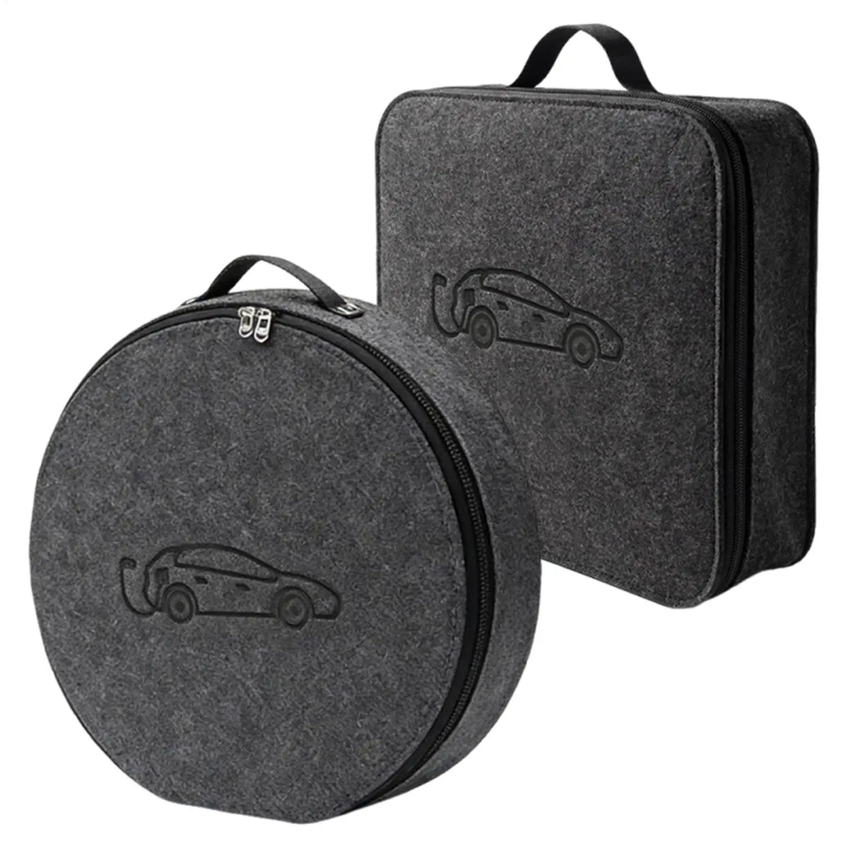 EV Charger Cable Bag – Portable Felt Storage Case with Handle EV Cable Storage Bag Axl