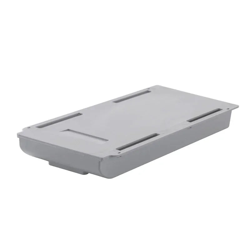 Under Desk Storage Drawer – Self-Adhesive Hidden Organizer Tray Desk Drawer Organizer Axl gray S