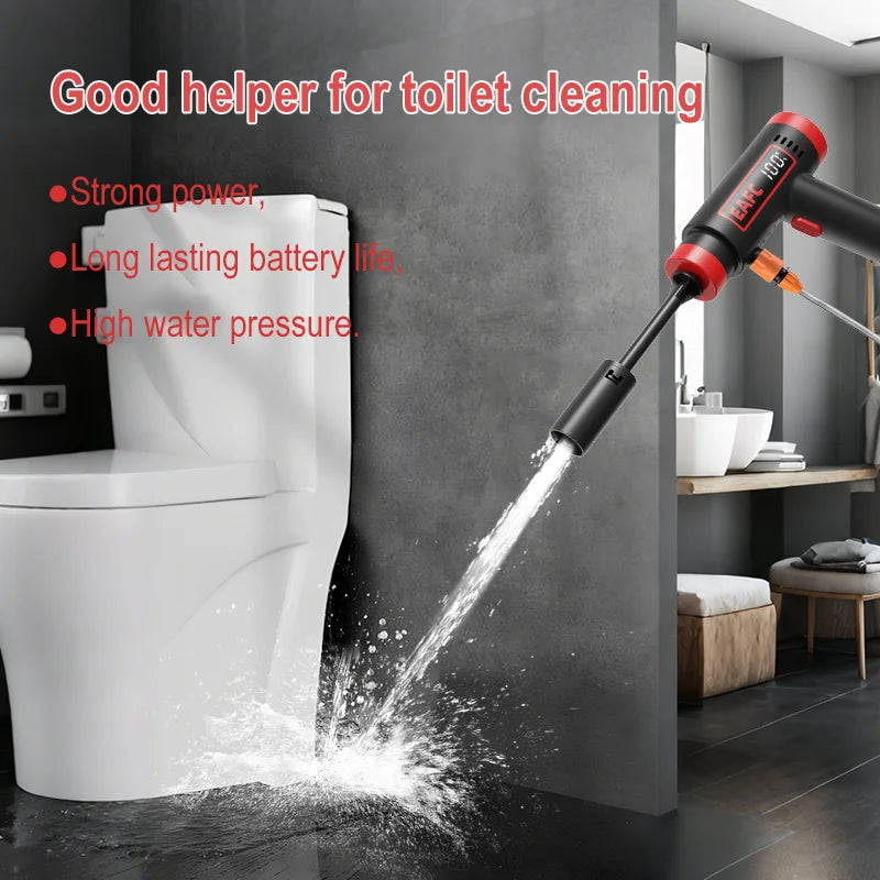 BALASHOV Cordless Pressure Washer Gun 160W 12000mAh 60Bar Cordless Pressure Washer Axl