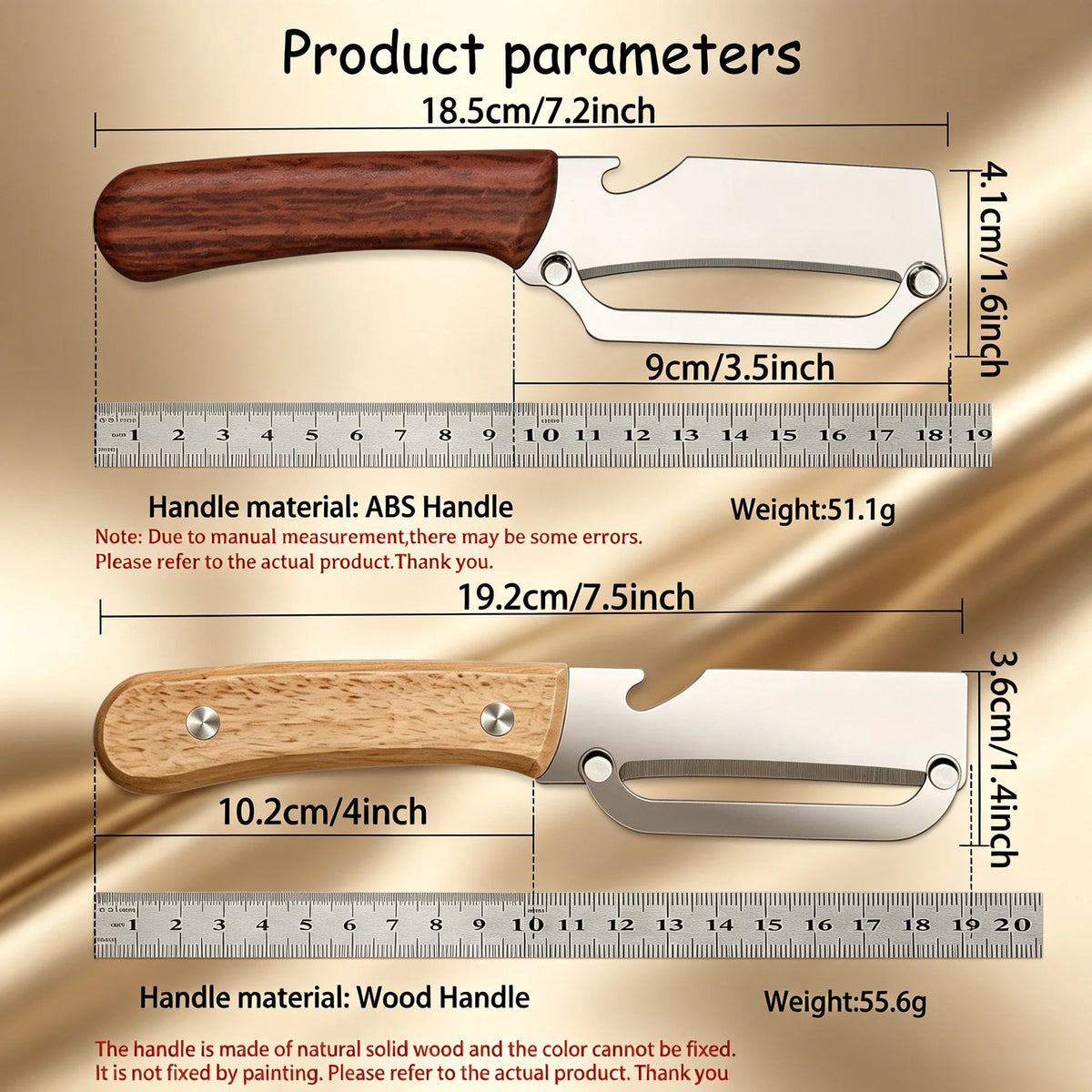 Stainless Steel Fruit & Vegetable Peeler Knife – Multi-Use Vegetable Peeler Knife Axl
