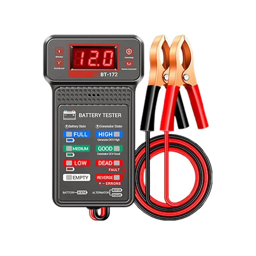 12V Car Battery Tester & Alternator Analyzer – LED Digital Battery Tester Axl A SET