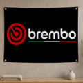 Brembo Automotive Wall Flag Banner – Indoor & Outdoor Decor Wall Flag Banner Axl White03 60x90cm